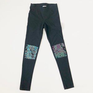 H&M Black Sequin Jeggings